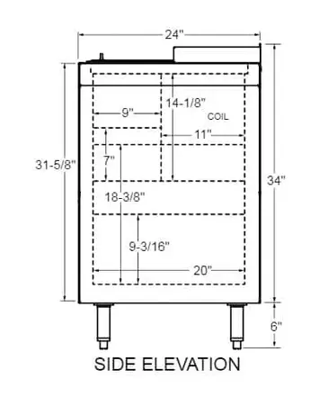 Glastender MF36-B Underbar Glass Froster