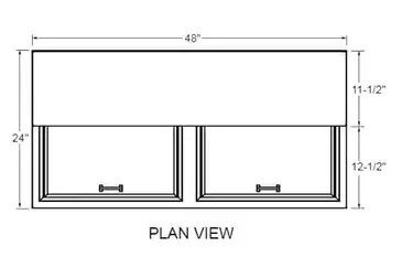 Glastender MF48-B Underbar Glass Froster