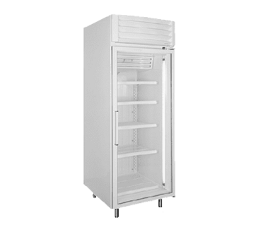 Global Refrigeration T30LGP 31'' 27.3 cu. ft. 1 Section Silver Glass Door Merchandiser Freezer