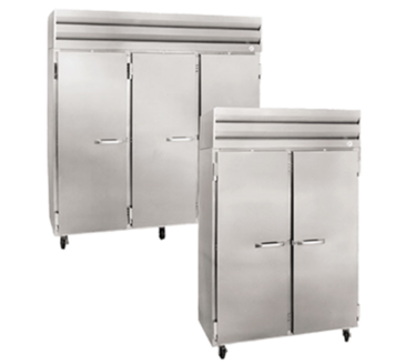 Howard-McCray SF75-FF 78.00'' 75.0 cu. ft. Top Mounted 3 Section Solid Door Reach-In Freezer