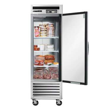 Maxx Cold MCF-23FDHC 26.75'' Bottom Mounted 1 Section Solid Door Reach-In Freezer