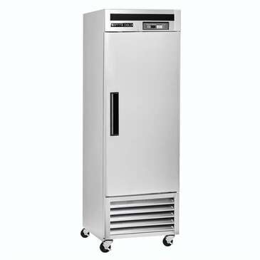 Maxx Cold MCR-23FDHC 26.75'' Bottom Mounted 1 Section Door Reach-In Refrigerator