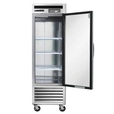 Maxx Cold MCR-23FDHC 26.75'' Bottom Mounted 1 Section Door Reach-In Refrigerator