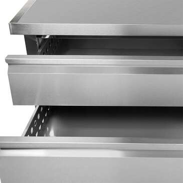 Maxx Cold MXCB60HC X-Series 62" 2 Drawer Refrigerated Chef Base with Top - 115 Volts