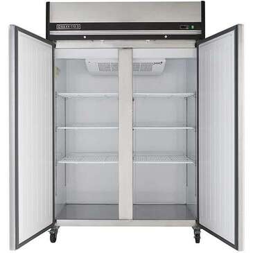 Maxx Cold MXCF-49FDHC 53.90'' Top Mounted 2 Section Solid Door Reach-In Freezer