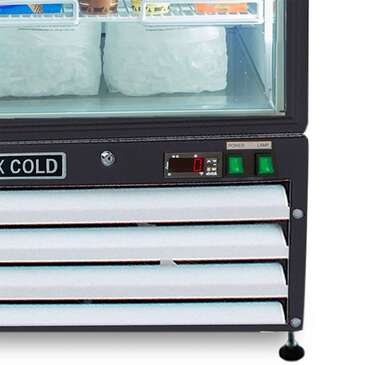 Maxx Cold MXM1-12FHC 25.00'' Section Glass Door Merchandiser Freezer