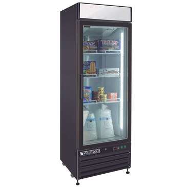 Maxx Cold MXM1-23FBHC 27.00'' Section Glass Door Merchandiser Freezer