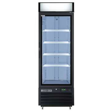 Maxx Cold MXM1-23RBHC 27.00'' 1 Section Refrigerated Glass Door Merchandiser