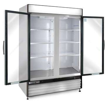 Maxx Cold MXM2-48FHC 54.00'' Section Glass Door Merchandiser Freezer