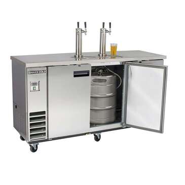 Maxximum MXBD72-2SHC Maxx Cold X-Series Keg Cooler with Dual Towers &