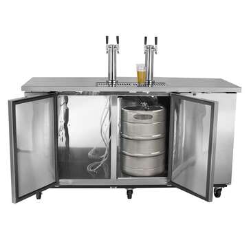 Maxximum MXBD72-2SHC Maxx Cold X-Series Keg Cooler with Dual Towers &