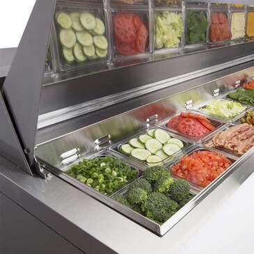 Maxximum MXCR48SHC Maxx Cold X-Series 48" Sandwich & Salad Station