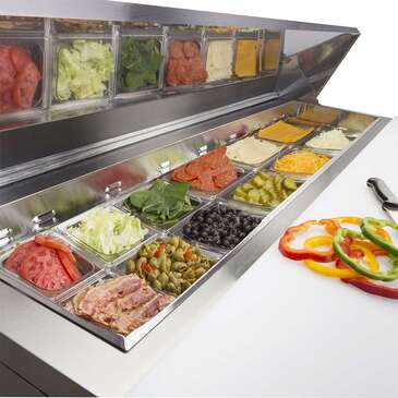 Maxximum MXCR48SHC Maxx Cold X-Series 48" Sandwich & Salad Station