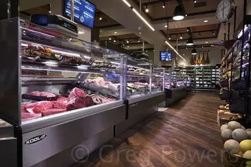 MVP Group LLC KFM-FG-100-S Display Case, Red Meat Deli