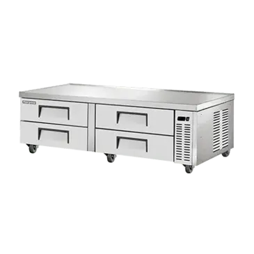 Norpole NPCB-72 72" 4 Drawer Refrigerated Chef Base with Top - 115 Volts