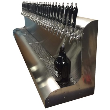 Perlick Corporation 3076-10 Modular Draft Beer Dispensing Tower, Wall Mount, Air-Cooled - 30“W X 22-3/4” H