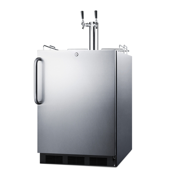 Summit Commercial SBC54OSBIADAWKDTWIN Outdoor Wine Kegerator