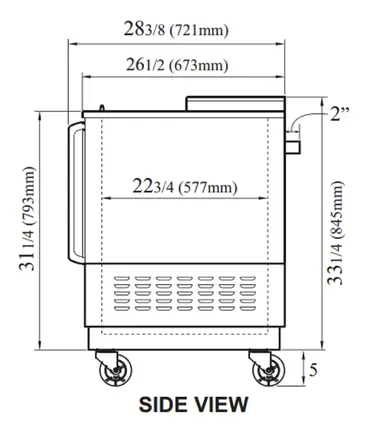 TBC-24SB-N6 Bottle Cooler