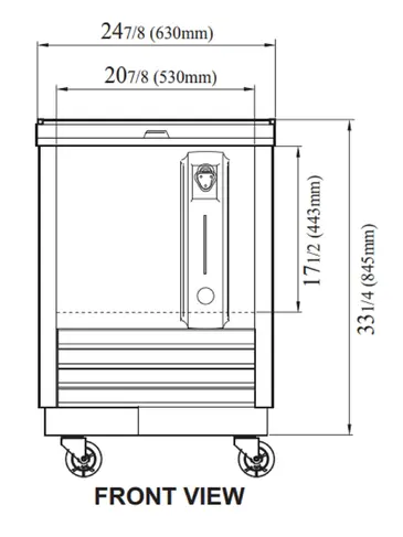 TBC-24SB-N6 Bottle Cooler