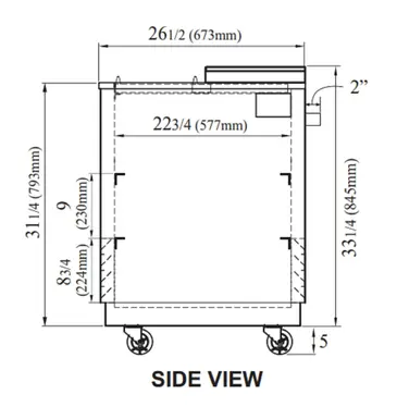 TBC-36SB-GF-N Glass Chiller & Froster