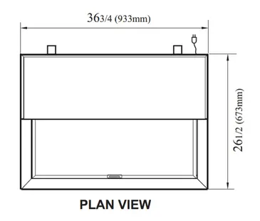 TBC-36SB-GF-N Glass Chiller & Froster