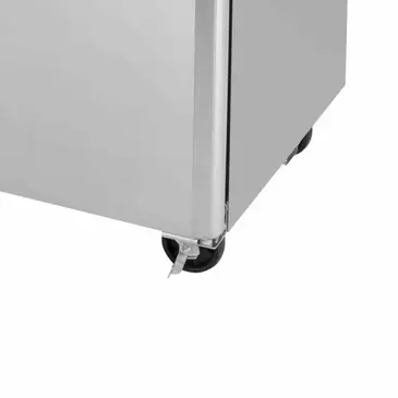 Turbo Air JST-60-N 59'' 2 Door Counter Height Refrigerated Sandwich / Salad Prep Table with Standard Top