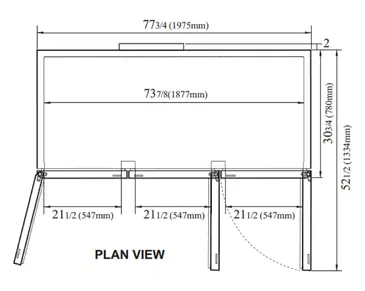 Turbo Air M3F72-6-N 77.75'' 65.6 cu. ft. Top Mounted 3 Section Solid Half Door Reach-In Freezer