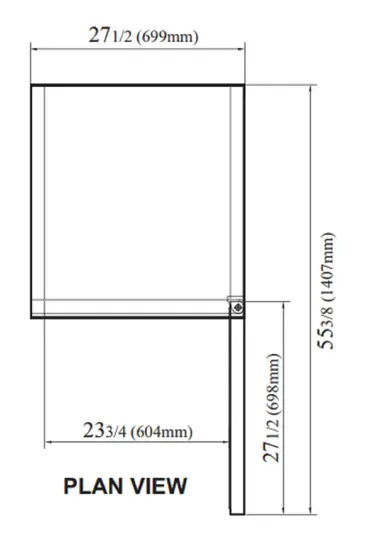 Turbo Air MUR-28L-N6 27.5'' 1 Section Undercounter Refrigerator with 1 Right Hinged Solid Door and Side / Rear Breathing Compressor