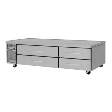 Turbo Air PRCBE-96R-N 96" 4 Drawer Refrigerated Chef Base with Insulated Top - 115 Volts