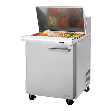 Turbo Air PST-28-12-N(-L) PRO Series Mega Top Sandwich/Salad Prep Table