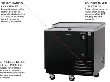 Turbo Air TBC-36SB-N6 Bottle Cooler