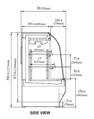 Turbo Air TCDD-96H-W(B)-N Deli Case