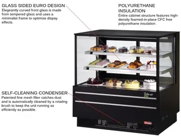 Turbo Air TCGB-36UF-W(B)-N Display Case