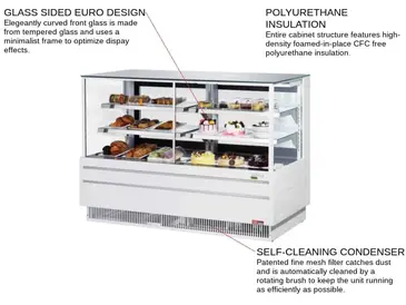 Turbo Air TCGB-60UF-CO-W(B)-N Display Case