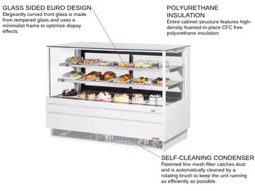 Turbo Air TCGB-60UF-W(B)-N Display Case