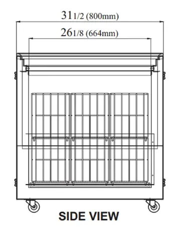 Turbo Air TFS-11F-N Top Open Island Freezer