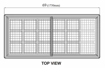 Turbo Air TFS-25F-N Top Open Island Freezer