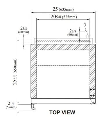 Turbo Air TGM-5SD-N6 Super Deluxe Refrigerated Merchandiser