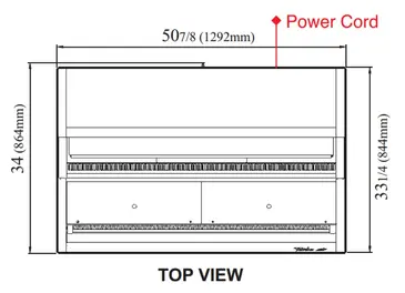 Turbo Air TOM-W-50SB-N 50.88'' Black Vertical Air Curtain Open Display Merchandiser with 2 Shelves