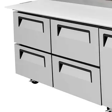 Turbo Air TPR-93SD-D4-N (4) drawers with recessed handles