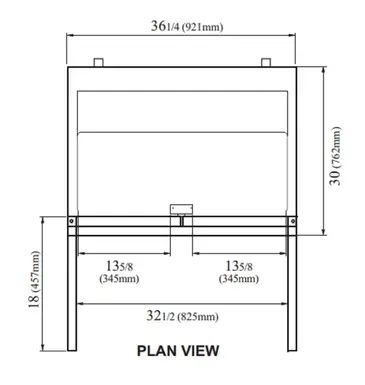 Turbo Air TUF-36SD-N 36.25'' 2 Section Undercounter Freezer with 2 Left/Right Hinged Solid Doors and Side / Rear Breathing Compressor