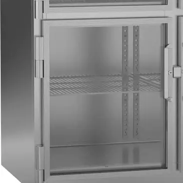 Victory Refrigeration FS-2D-S1-HG-HC 52.13'' 46.5 cu. ft. Top Mounted 2 Section Glass Half Door Reach-In Freezer