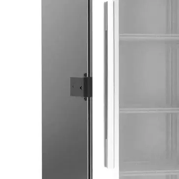 Victory Refrigeration LSR23HC-1-IQ 28.38'' Silver 1 Section Swing Refrigerated Glass Door Merchandiser