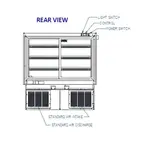 Federal Industries ITR3634 Italian Glass Refrigerated Counter Display Case