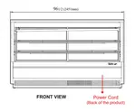 Turbo Air TCDD-96H-W(B)-N Deli Case